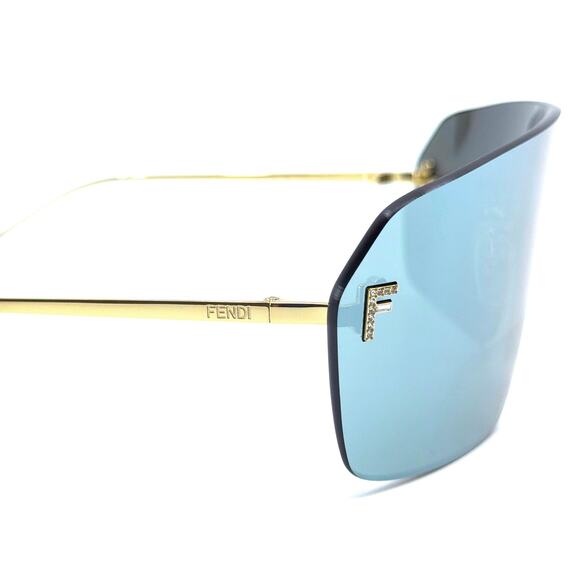 NEW FENDI Sunglasses FE4121US 30X LIGHT BLUE MIRROR AUTHENTIC main image 12